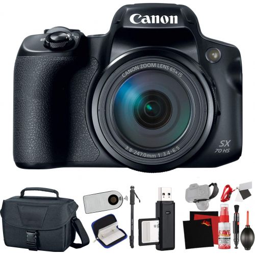 캐논 Canon PowerShot SX70 HS Digital Camera (International Model) with Extra Accessory Bundle