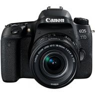 Canon EOS 77D Digital SLR Camera with 18-55mm Lens (International Mode)