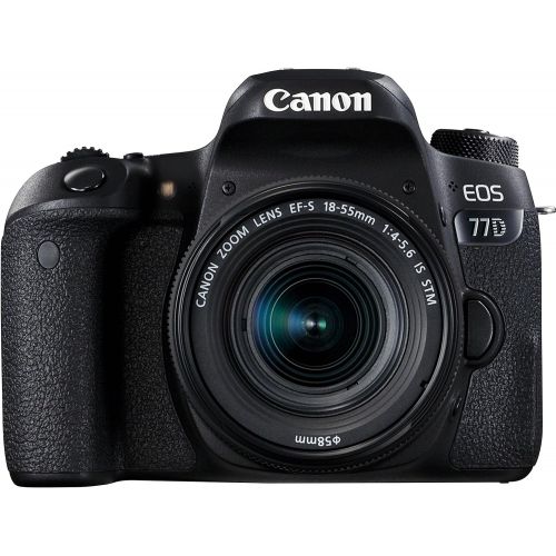 캐논 Canon EOS 77D Digital SLR Camera with 18-55mm Lens (International Mode)