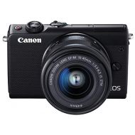 Canon EOS M100 Mirrorless Camera w/ 15-45mm Lens - Wi-Fi, Bluetooth, and NFC Enabled (Black) (International Model)