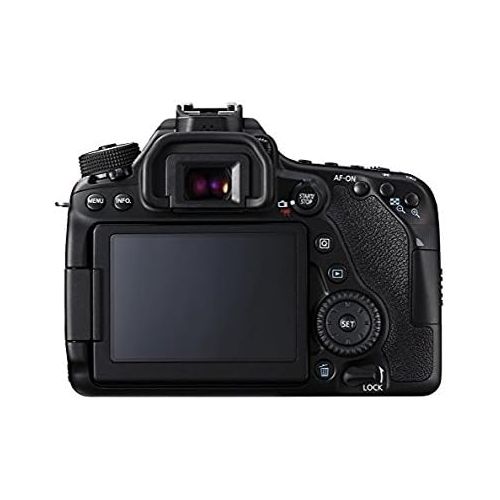 캐논 Canon EOS 80D Digital SLR Camera Body (Black) (International Model) No Warranty