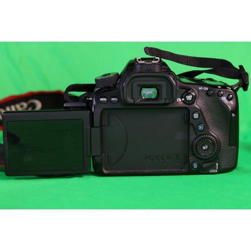 캐논 Canon EOS 80D Digital SLR Camera Body (Black) (International Model) No Warranty