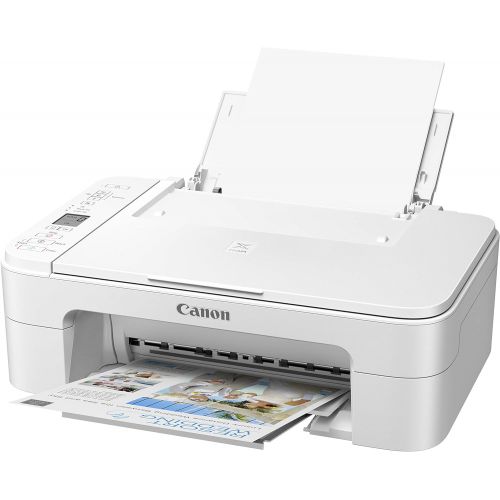 캐논 Canon Pixma TS3320 White, Works with Alexa