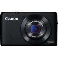 Canon PowerShot S200 - Digital Camera - Compact - 10.1 Mpix - 5 x Optical Zoom - Wi-Fi - Black