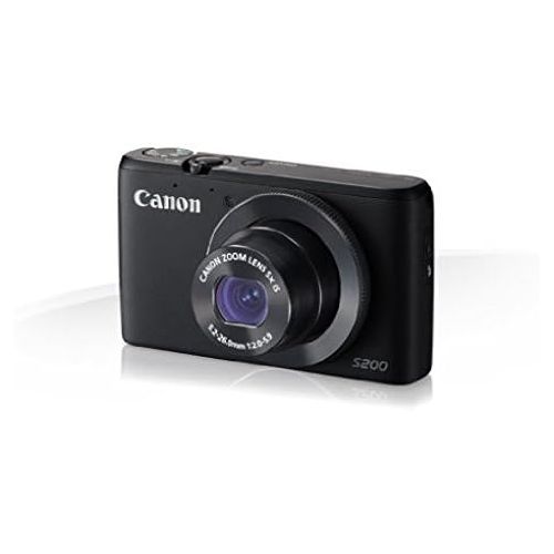 캐논 Canon PowerShot S200 - Digital Camera - Compact - 10.1 Mpix - 5 x Optical Zoom - Wi-Fi - Black