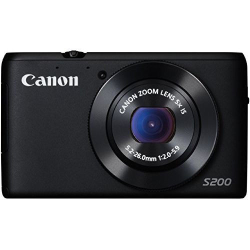 캐논 Canon PowerShot S200 - Digital Camera - Compact - 10.1 Mpix - 5 x Optical Zoom - Wi-Fi - Black