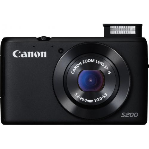 캐논 Canon PowerShot S200 - Digital Camera - Compact - 10.1 Mpix - 5 x Optical Zoom - Wi-Fi - Black