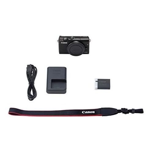 캐논 Canon EOS M100 Mirrorless Camera (Black) USA Model (Kit Box)