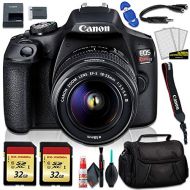 Canon EOS Rebel T7 DSLR Camera with 18-55mm Lens, Camera Bag and 32GB Memory Card Kit