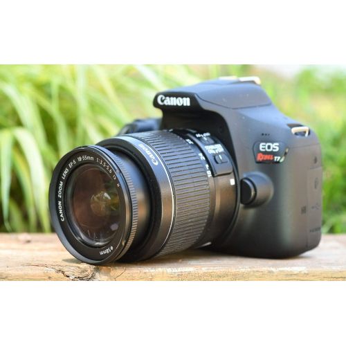 캐논 Canon EOS Rebel T7 DSLR Camera with 18-55mm Lens, Camera Bag and 32GB Memory Card Kit