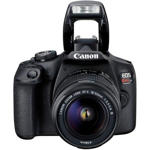 캐논 Canon EOS Rebel T7 DSLR Camera with 18-55mm Lens, Camera Bag and 32GB Memory Card Kit