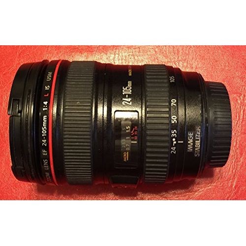 캐논 Canon 0344B002-IV EF 24-105mm f/4 L is USM Lens EOS SLR Cameras International Version (No Warranty)