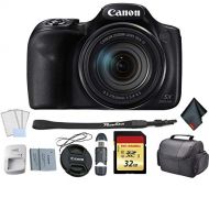 Canon PowerShot SX540 HS Digital Point and Shoot Camera Bundle with Replacement Battery + 32GB Memory Card + LCD Screen Protectors and More - International Version