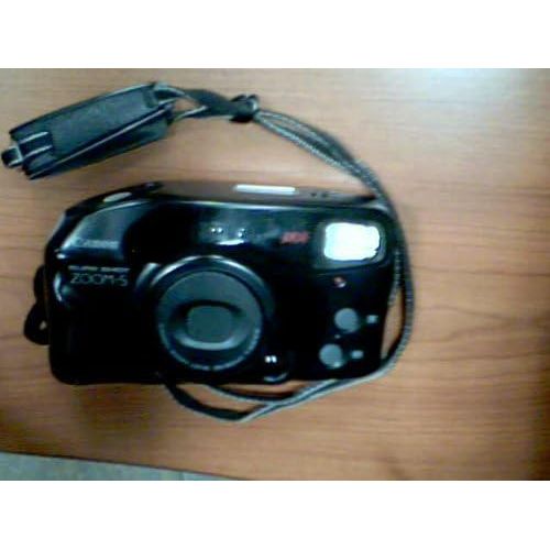 캐논 Canon Sure Shot Zoom-S 35mm Film Camera SAF Canon Zoom Lens 38-60mm 1:3.8-5.6 Camera (Black Color Version)
