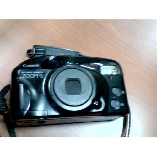 캐논 Canon Sure Shot Zoom-S 35mm Film Camera SAF Canon Zoom Lens 38-60mm 1:3.8-5.6 Camera (Black Color Version)