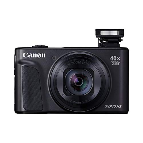 캐논 Canon PowerShot SX740 HS Digital Camera - Black (International Model)