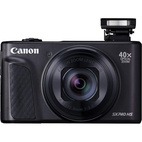 캐논 Canon PowerShot SX740 HS Digital Camera - Black (International Model)