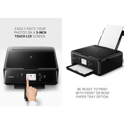 캐논 Canon Compact TS6020 Wireless Home Inkjet All-in-One Printer, Copier & Scanner, Mobile Printing, Auto Duplex and Business Card Printing, Black