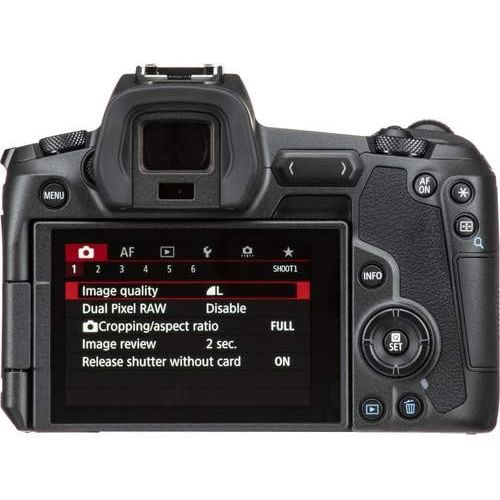 캐논 Canon EOS R Mirrorless Digital Camera with RF 24-105mm f/4L is USM Lens + Deluxe Accessorie