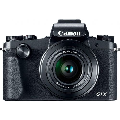 캐논 Canon PowerShot G1 X Mark III Digital Camera #2208C001 International Version (No Warranty) + Replacement Lithium Ion Battery + External Rapid Charger + 32GB SDHC Memory Card + Carr