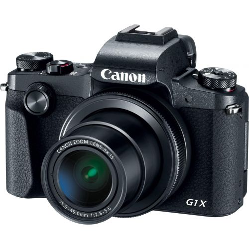 캐논 Canon PowerShot G1 X Mark III Digital Camera #2208C001 International Version (No Warranty) + Replacement Lithium Ion Battery + External Rapid Charger + 32GB SDHC Memory Card + Carr