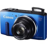 Canon Powershot SX270 HS 12 MP Digital Camera with 20x Optical Zoom and 3-Inch LCD Display, Blue (8229B012) - International Version (No Warranty)