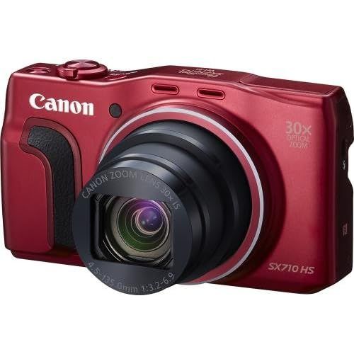 캐논 Canon PowerShot SX710 HS 20.3-Megapixel Digital Camera - Red