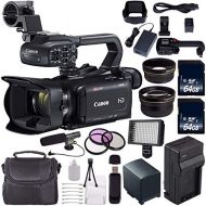 Canon XA11 Compact Full HD ENG PAL Camcorder + 64GB Memory Card + BP-820 Replacement Lithium Ion Battery Bundle