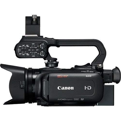 캐논 Canon XA11 Compact Full HD ENG PAL Camcorder + 64GB Memory Card + BP-820 Replacement Lithium Ion Battery Bundle