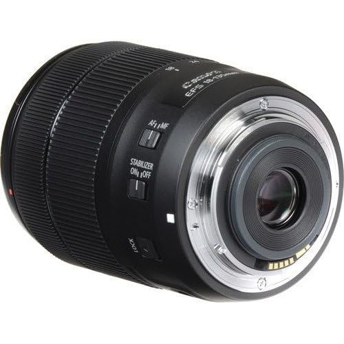 캐논 Canon 1276C002-IV EF-S 18-135mm f/3.5-5.6 Image Stabilization USM Lens (Black) (International Model) No Warranty [Bulk Packaging]