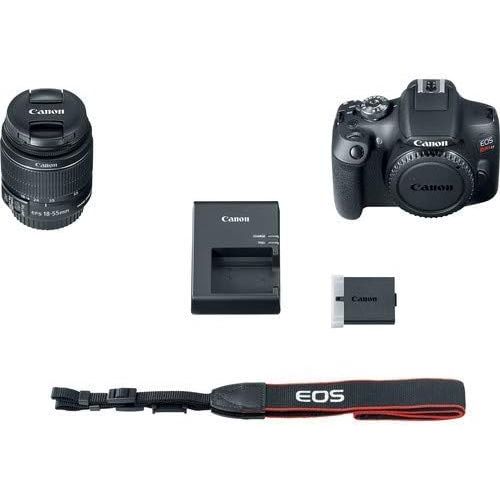 캐논 Canon EOS Rebel T7 DSLR Camera with 18-55mm Lens Bundle with 32GB Memory Card + 3pc Filter Kit + Angle Lens + Telephoto Lens and More