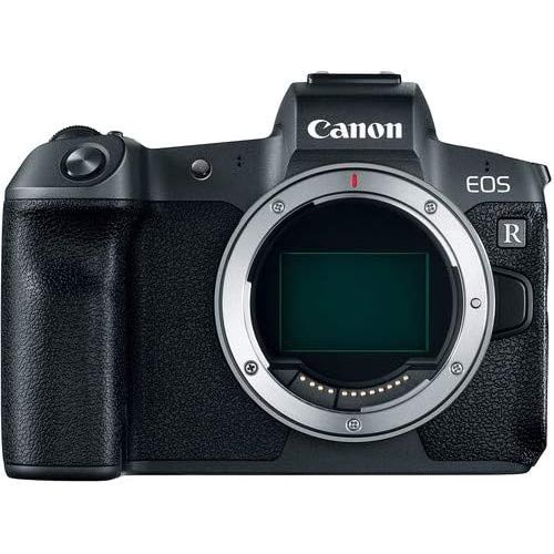 캐논 Canon EOS R Mirrorless Digital Camera Body Only Kit with Professional TTL Flash, Prot Backpack, 64GB Memory, Universal Timer Remote Control, Spare LP-E6 Battery (15 Items)
