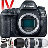 Canon EOS 5D Mark IV DSLR Camera with 70-200mm f/2.8L Lens (International Version) - 30.4 Megapixel - 4K Video with Pro Cleaning Kit Bundle