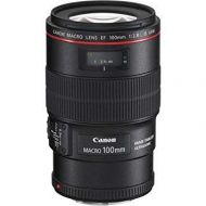 Canon EF 100mm F/2.8L is USM Macro Lens for Digital SLR Cameras International Version (No Warranty)