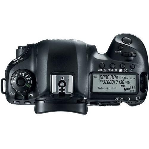 캐논 Canon EOS 5D Mark IV Full Frame Digital SLR Camera Body - Bundle with Canon EF 50 F 1.8 STM Lens Battery Grip + Microphone + Screen Protectors + More (International Version)