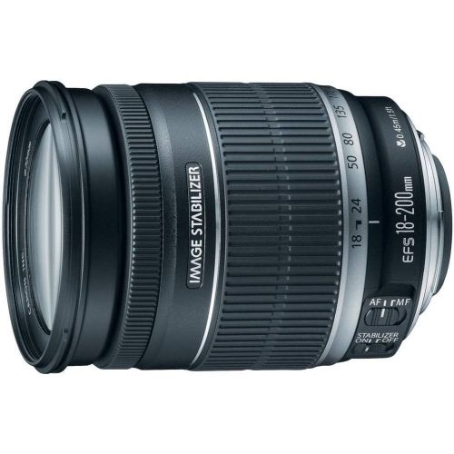 캐논 Canon 2752B002-IV EF-S 18-200mm F/3.5-5.6 is Standard Zoom Lens for DSLR Cameras International Version (No Warranty)