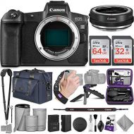 Canon EOS R Mirrorless Digital Camera Body + Canon Control Ring Mount Adapter EF-EOS R with Altura Photo Complete Accessory and Travel Bundle