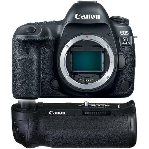 캐논 Canon EOS 5D Mark IV DSLR Camera + Canon BGE20 Grip + 256GB SDXC Card + Rode VideoMic GO + More