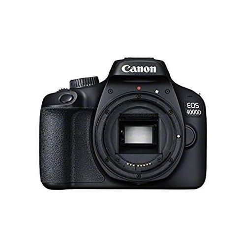 캐논 Canon EOS 4000D DSLR Camera with 18-55mm Lens + Canon EOS Bag + Sandisk Ultra 64GB Card + Cleaning Set and More (International Model)