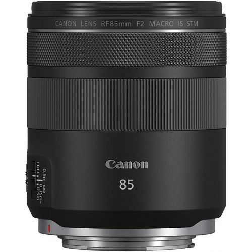 캐논 Canon RF 85mm F2 Macro is STM, Compact Medium-Telephoto Black Lens (4234C002)