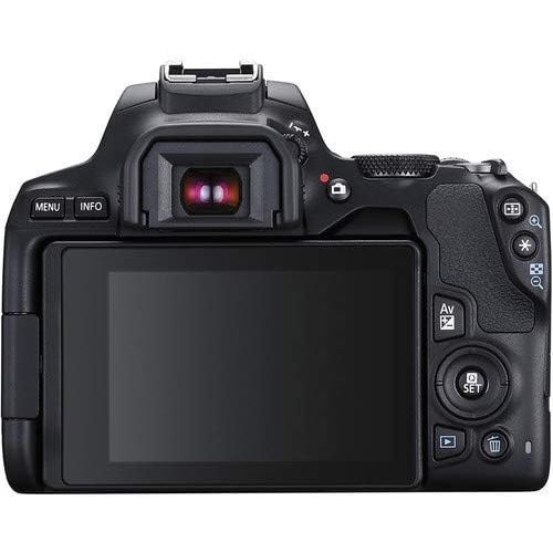 캐논 Canon EOS Rebel SL3 DSLR Camera with 18-55mm Lens (Black) Bundle with LCD Screen Protectors + Carrying Case and More