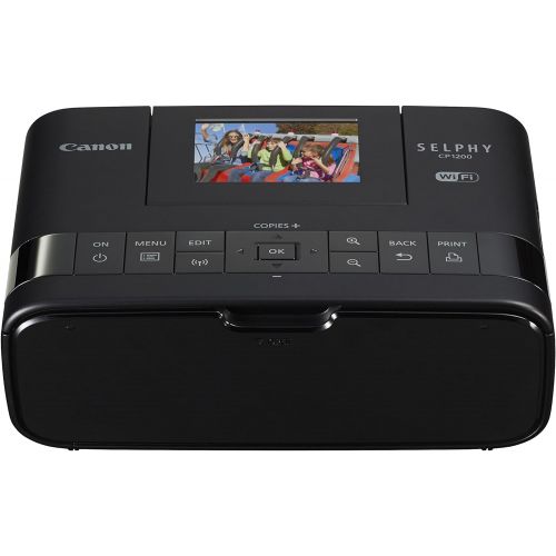 캐논 Canon Selphy CP1200 Black Wireless Color Photo Printer