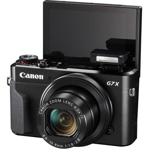 캐논 Canon PowerShot G7 X Mark II Digital Camera with 32GB SD Memory Card + Accessory Bundle