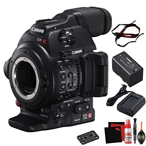 캐논 Canon EOS C100 Mark II Cinema EOS Camera with Dual Pixel CMOS AF (Body Only) Body Only International Model