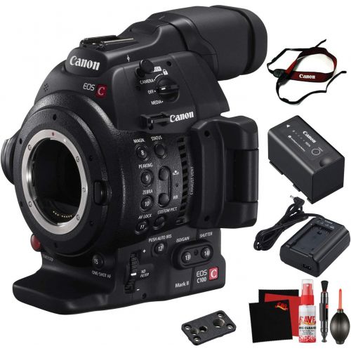 캐논 Canon EOS C100 Mark II Cinema EOS Camera with Dual Pixel CMOS AF (Body Only) Body Only International Model