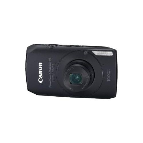 캐논 Canon PowerShot SD4000IS 10 MP CMOS Digital Camera with 3.8x Optical Zoom and f/2.0 Lens (Black)