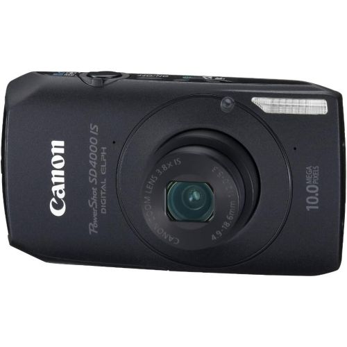 캐논 Canon PowerShot SD4000IS 10 MP CMOS Digital Camera with 3.8x Optical Zoom and f/2.0 Lens (Black)