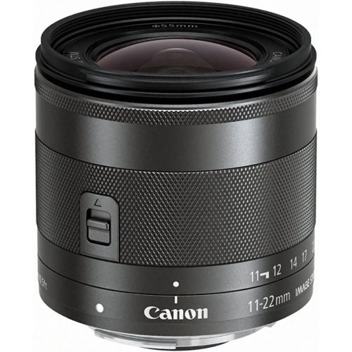 캐논 Canon EF-M 11-22mm f/4-5.6 STM Lens, Black - 7568B002