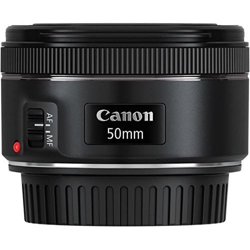 캐논 Canon 50mm f/1.8 STM Camera Fixed Lens. PagingZone Deluxe Kit Includes, 3Piece Filter Set + Lens Case + Lens Hood + 32GB Class 10 Card. For EOS 6D, 70D, 5D MK II III, Rebel T3, T3i