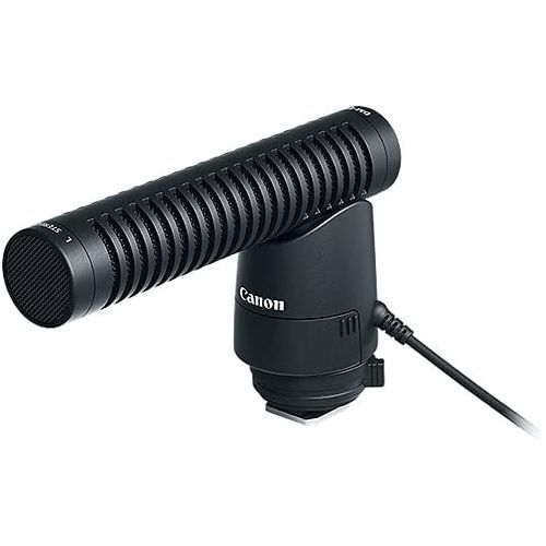 캐논 Canon DM-E1 Directional Microphone for EOS Digital Cameras Basic Bundle -Includes- (6) Velcro Wire Ties + Deluxe Cleaning Kit + Cleaning Cloth + More